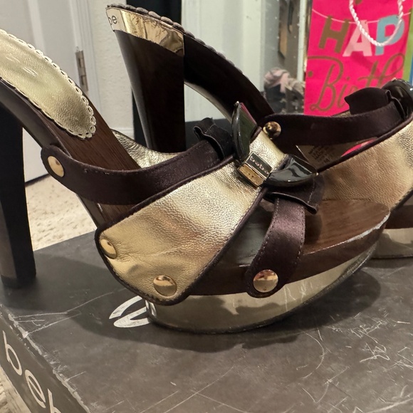 Bebe open toe heels - Picture 2 of 4